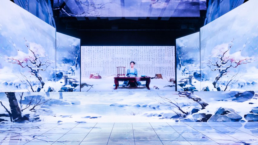 網(wǎng)易云音樂與小冰公司推出虛擬歌手陳水若演唱《風雪千千》。主辦方供圖